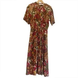 Vintage 80’s floral maxi dress 8